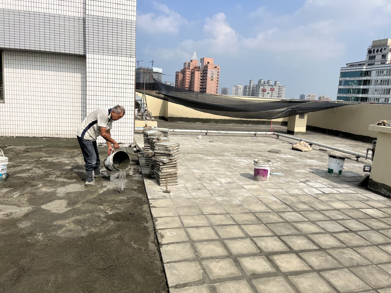 高雄屋頂防水泥作工程・工程照片 11
