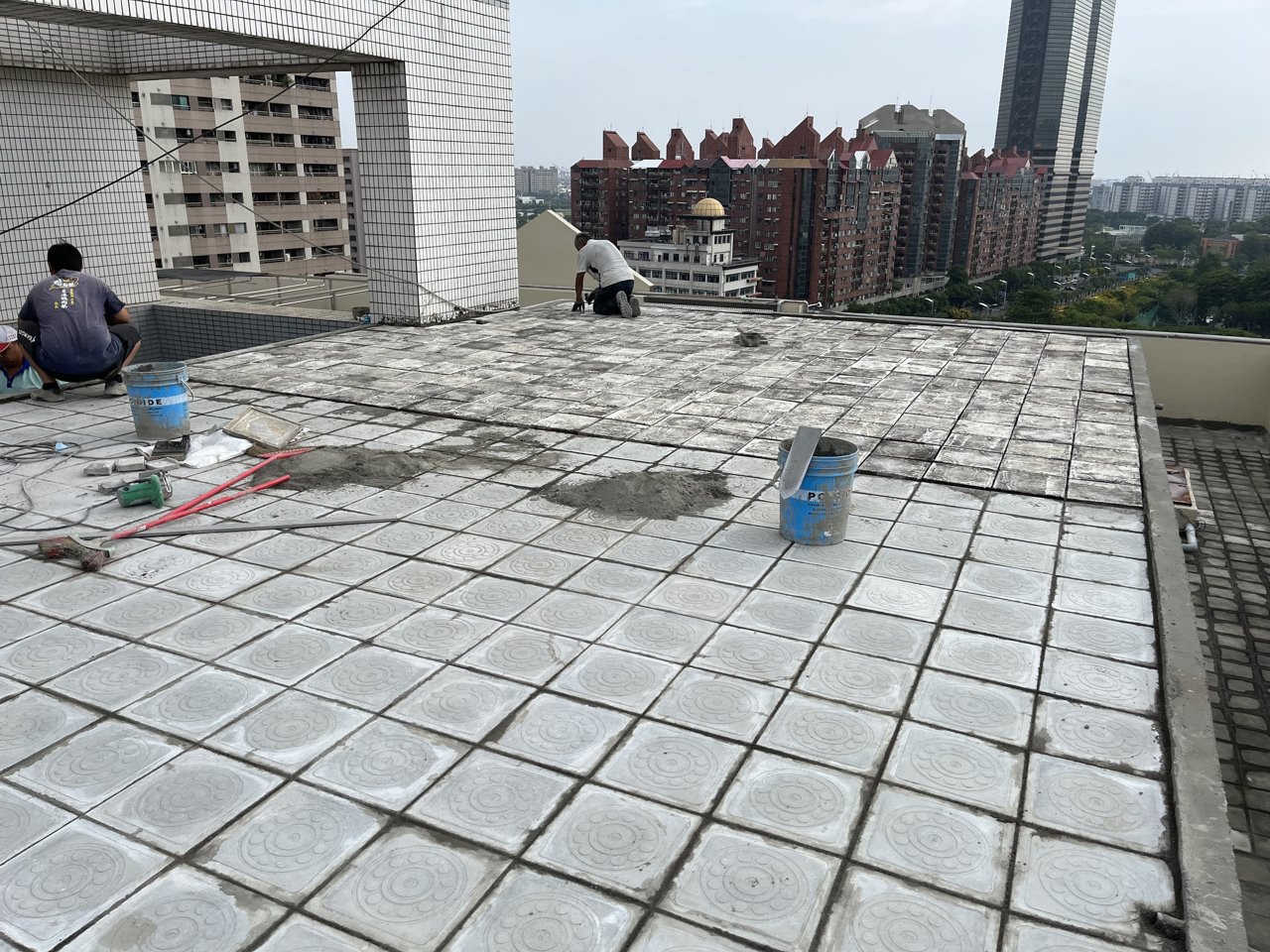 高雄屋頂防水泥作工程實際工程照片