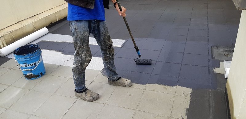 高雄屋頂地板防水工程・工程照片 07